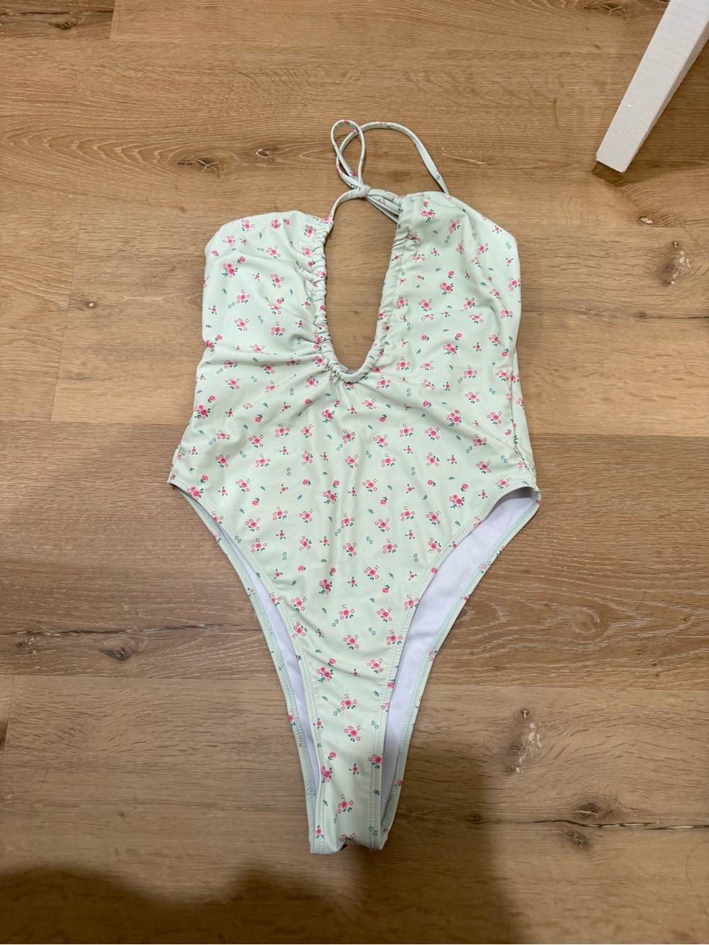 Mint Floral One-Piece Swimsuit